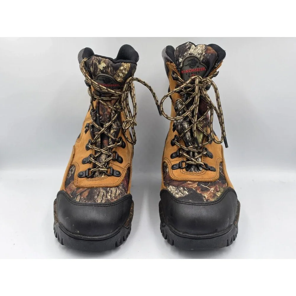 Winchester Hunting Boots Waterproof Realtree Edge Men's Size 7.5 Wide Womens 9